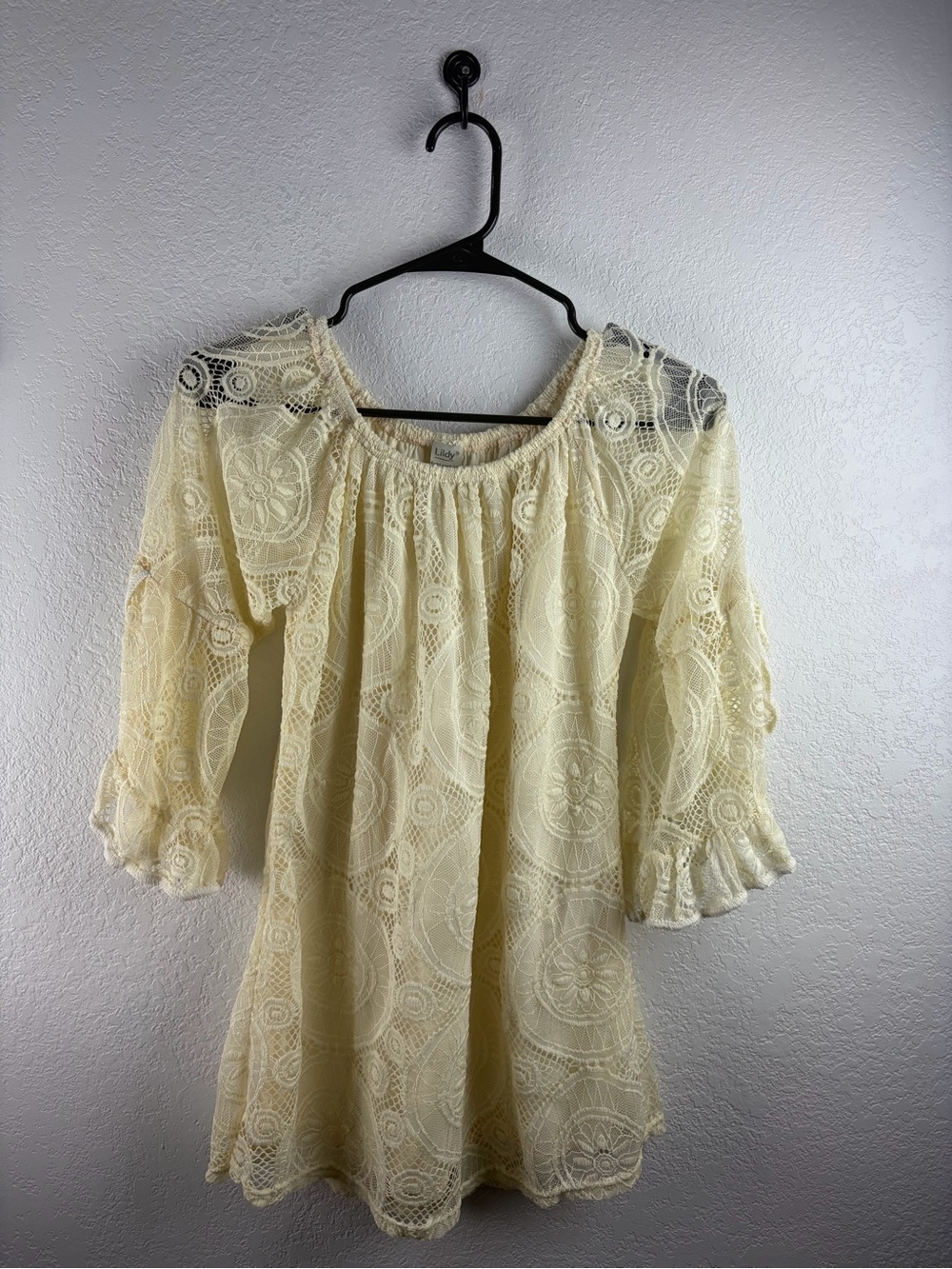 Lildy Full Lace Tunic - Cream Size: S-M NC0303